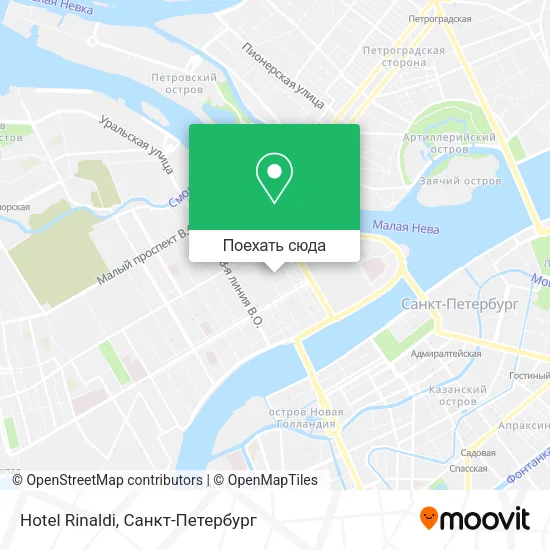 Карта Hotel Rinaldi