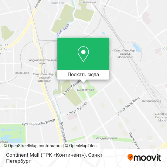 Карта Continent Mall (ТРК «Континент»)
