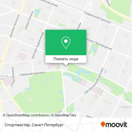 Карта Спортмастер