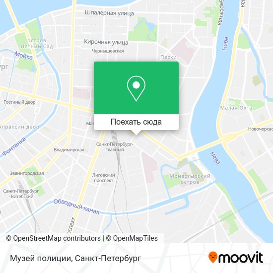 Карта Музей полиции