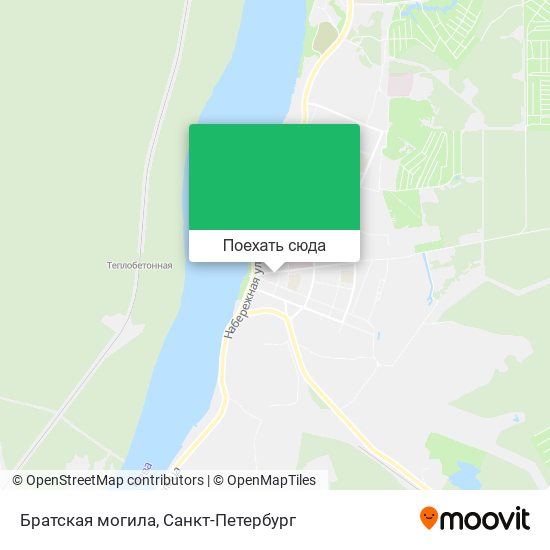 Карта Братская могила