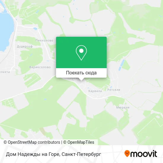 Карта Дом Надежды на Горе