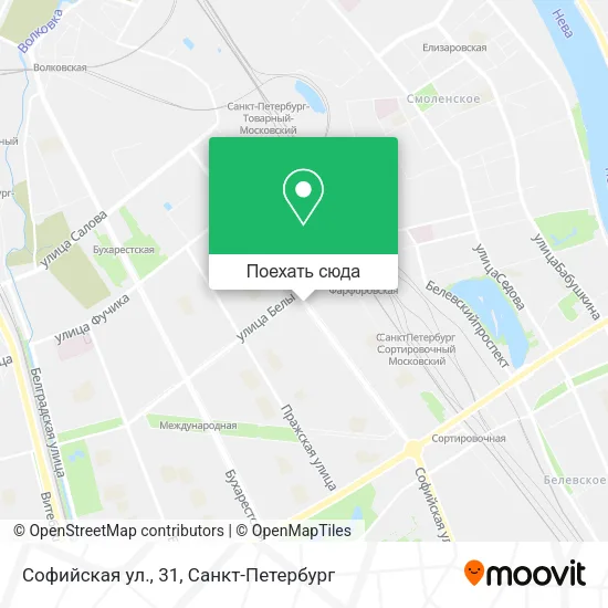 Карта Софийская ул., 31