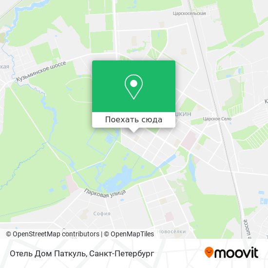 Карта Отель Дом Паткуль