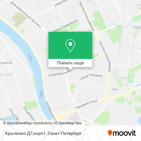 Карта Крыленко Д7,корп1