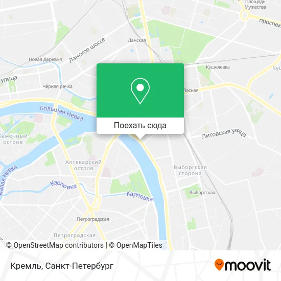 Карта Кремль
