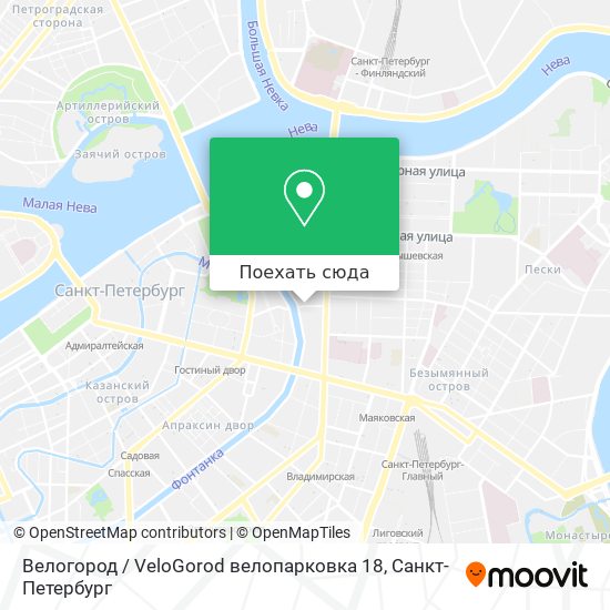 Карта Велогород / VeloGorod велопарковка 18