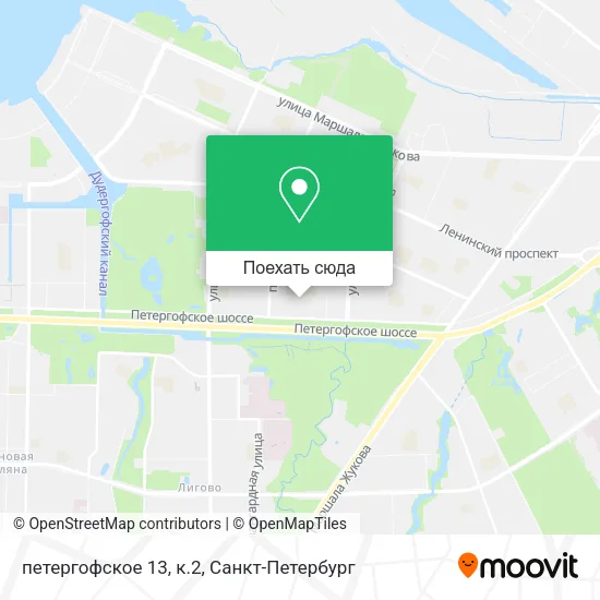 Карта петергофское 13, к.2