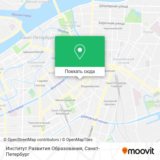 Карта Институт Развития Образования