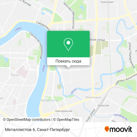 Карта Металлистов 6