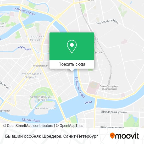 Карта Бывший особняк Шредера