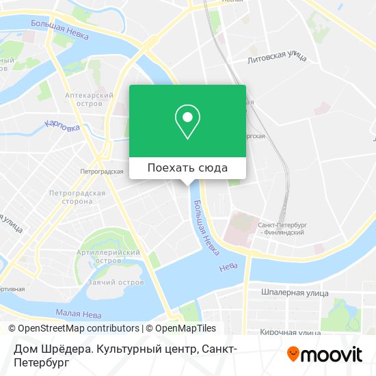 Карта Дом Шрёдера. Культурный центр