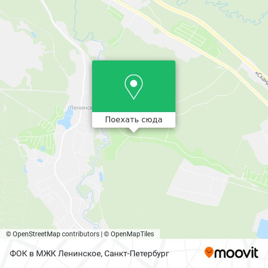 Карта ФОК в МЖК Ленинское