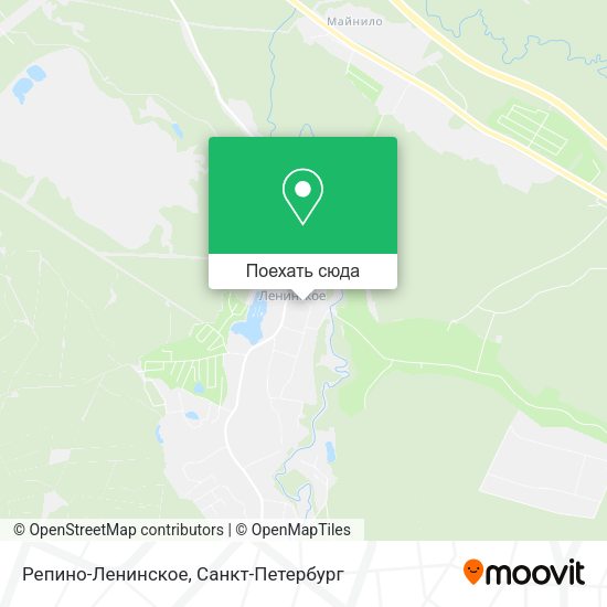 Карта Репино-Ленинское