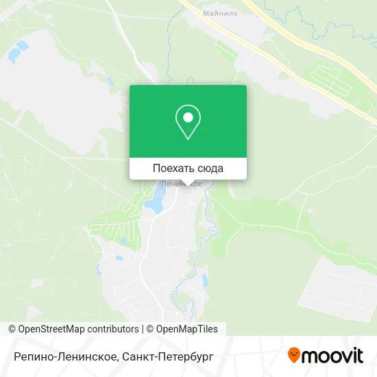 Карта Репино-Ленинское