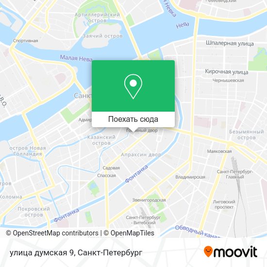 Карта улица думская 9
