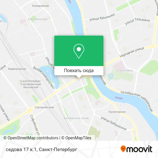 Карта седова 17 к.1
