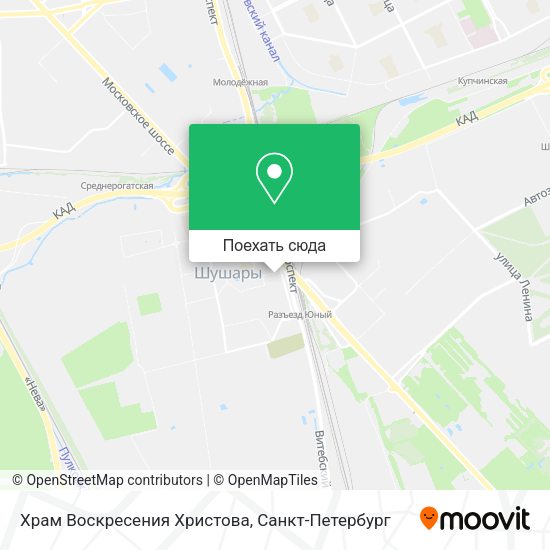 Карта Храм Воскресения Христова