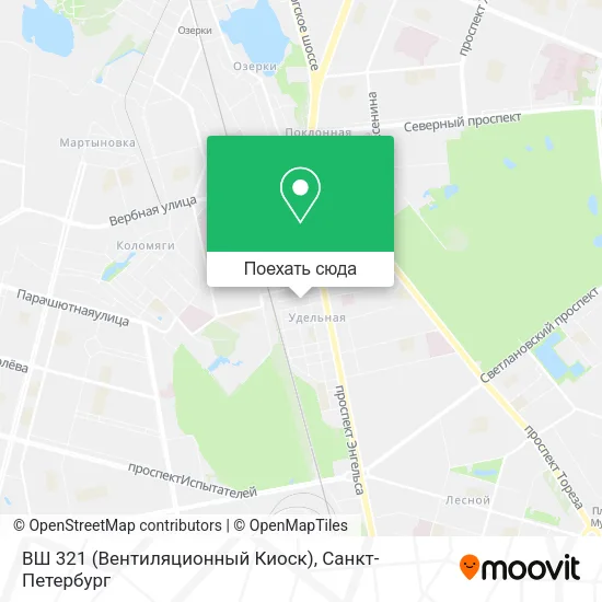 Карта ВШ 321 (Вентиляционный Киоск)