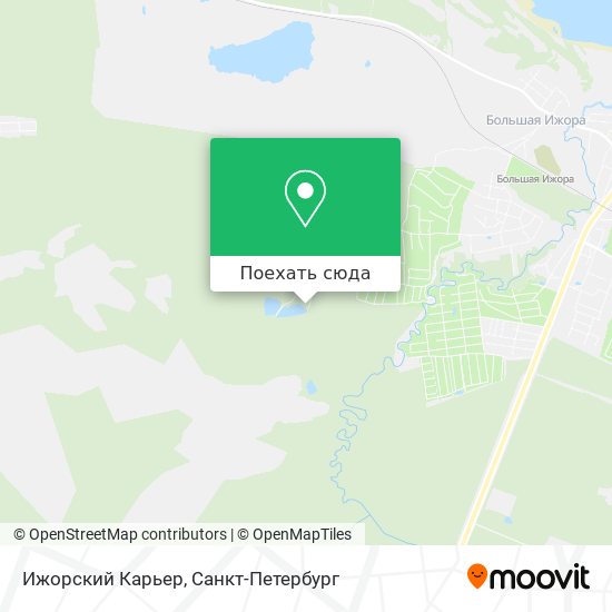 Карта Ижорский Карьер