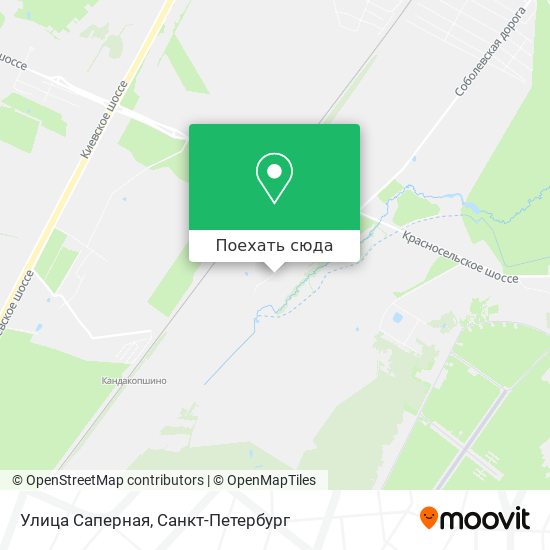 Карта Улица Саперная