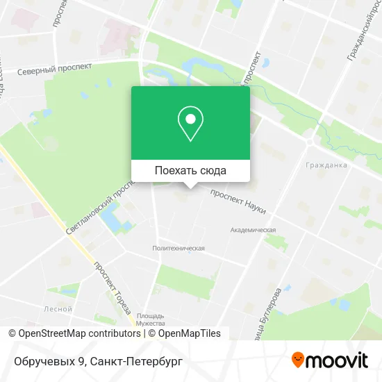 Карта Обручевых 9