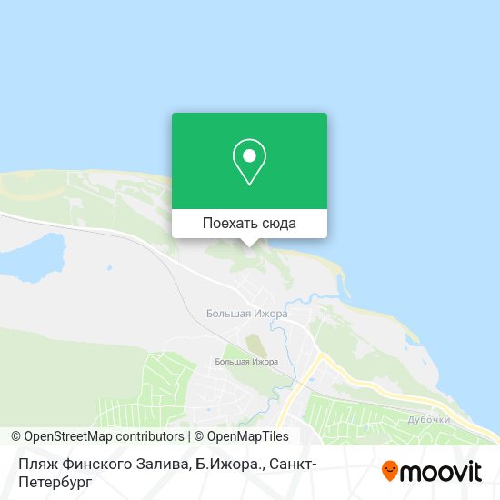 Карта Пляж Финского Залива, Б.Ижора.