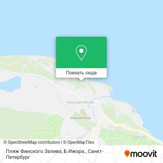 Карта Пляж Финского Залива, Б.Ижора.