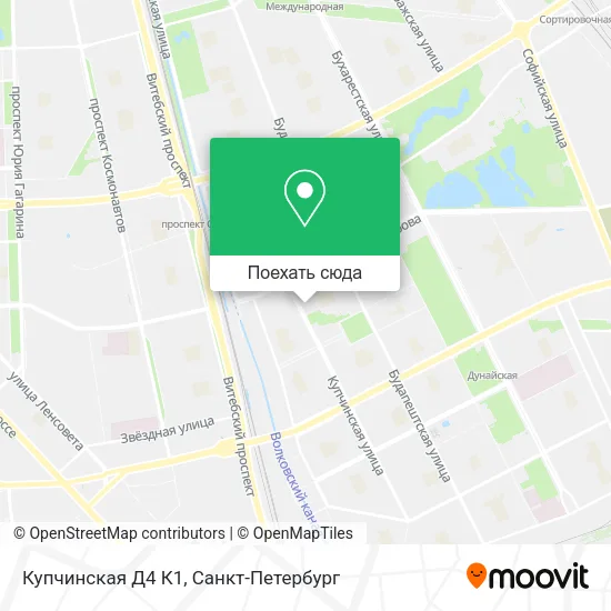 Карта Купчинская Д4 К1