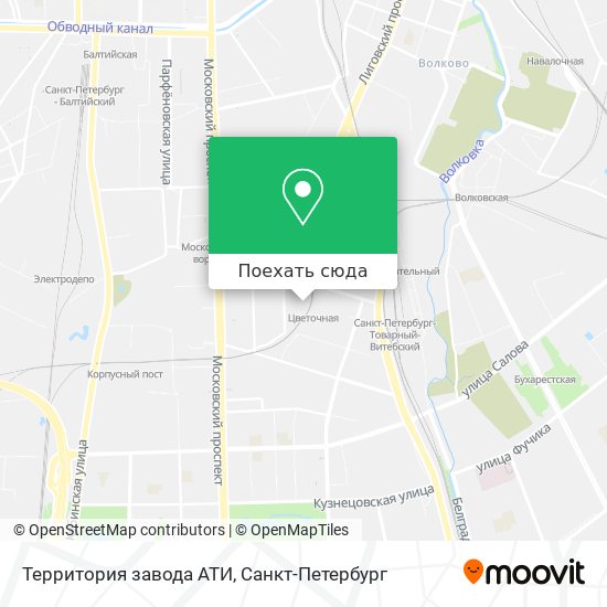 Карта Территория завода АТИ