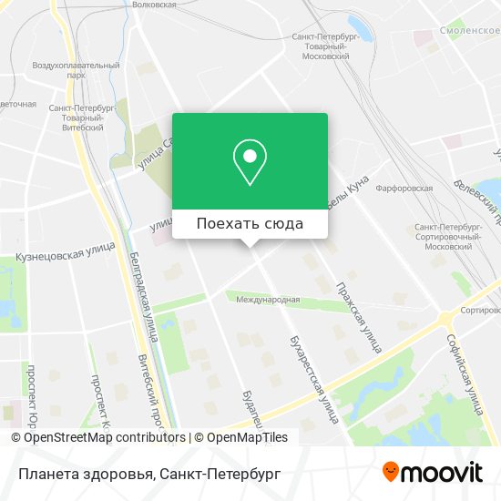 Карта Планета здоровья