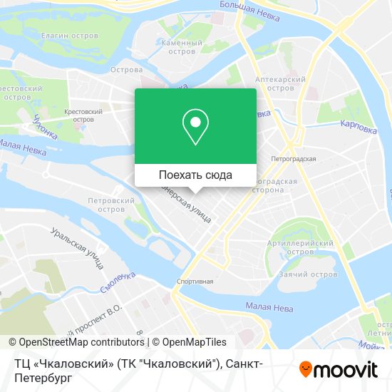 Карта ТЦ «Чкаловский» (ТК "Чкаловский")