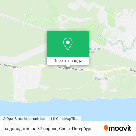 Карта садоводство на 37 парнас
