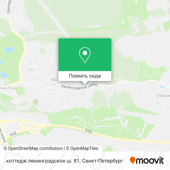 Карта коттедж ленинградское ш. 81