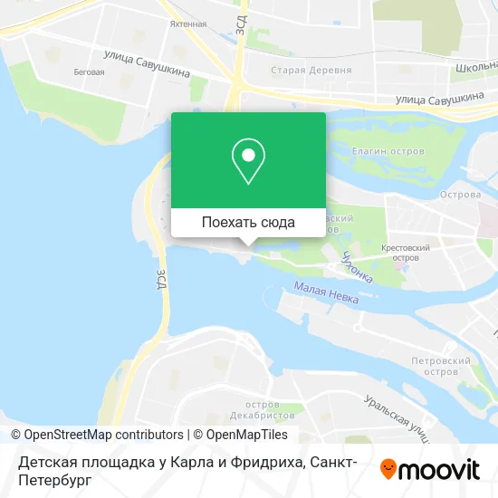 Карта Детская площадка у Карла и Фридриха