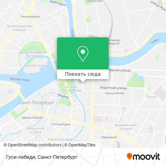 Карта Гуси-лебеди