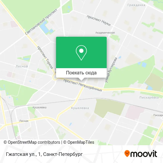 Карта Гжатская ул., 1