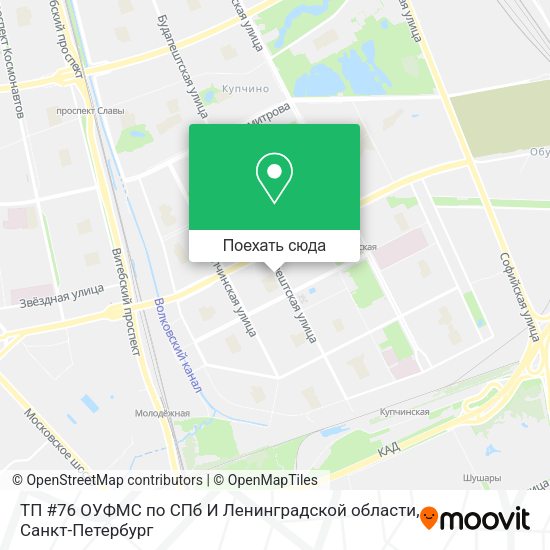 Карта ТП #76 ОУФМС по СПб И Ленинградской области
