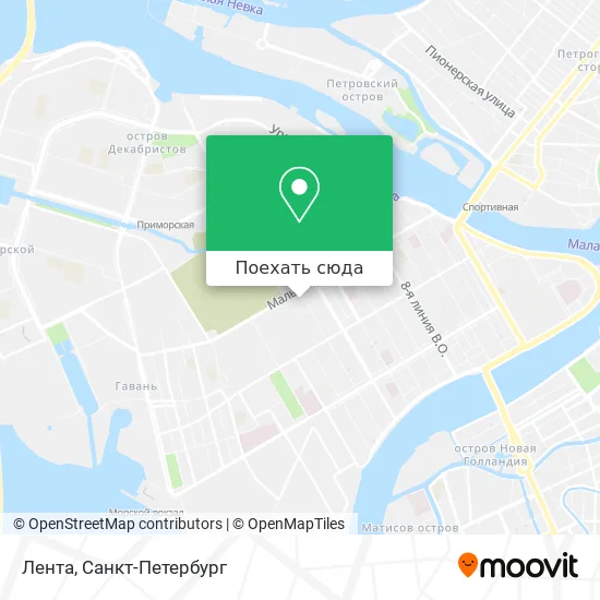 Карта Лента