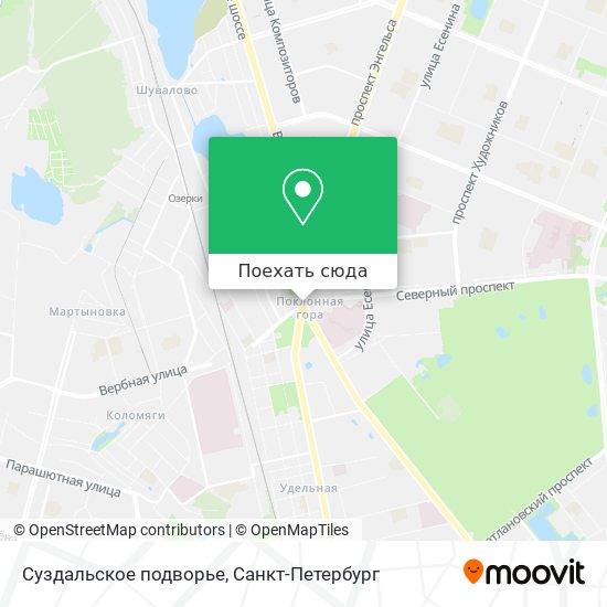 Карта Суздальское подворье