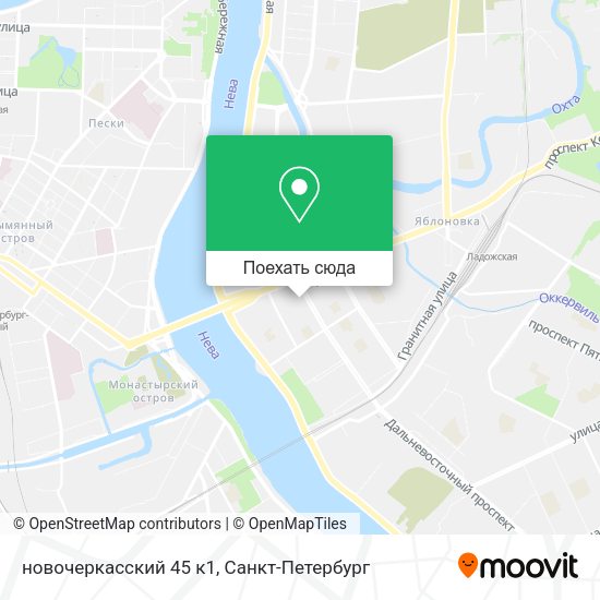 Карта новочеркасский 45 к1