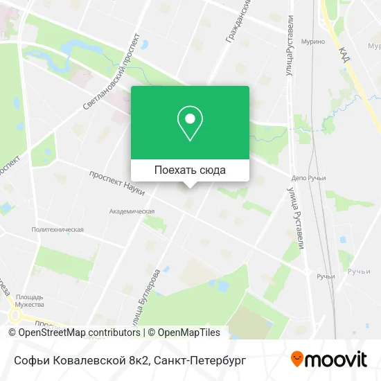Карта Софьи Ковалевской 8к2
