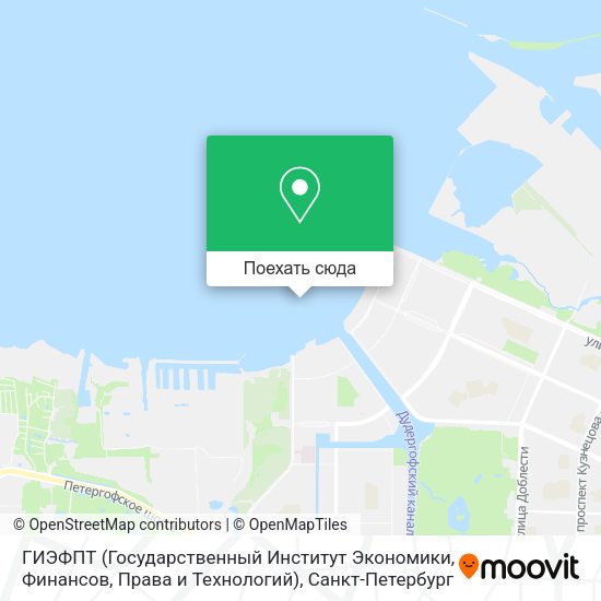 Карта ГИЭФПТ (Государственный Институт Экономики, Финансов, Права и Технологий)