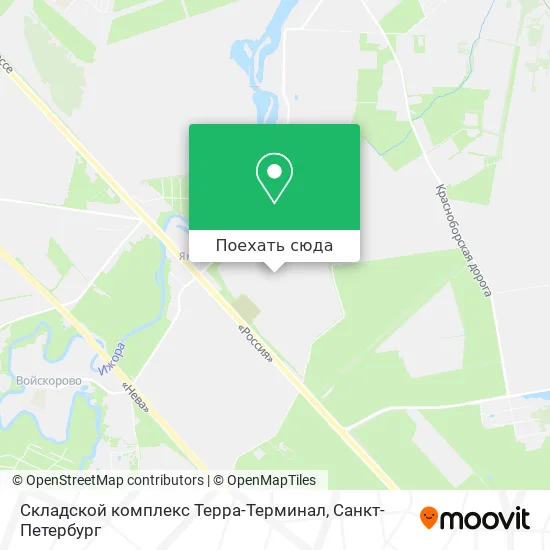 Карта Складской комплекс Терра-Терминал