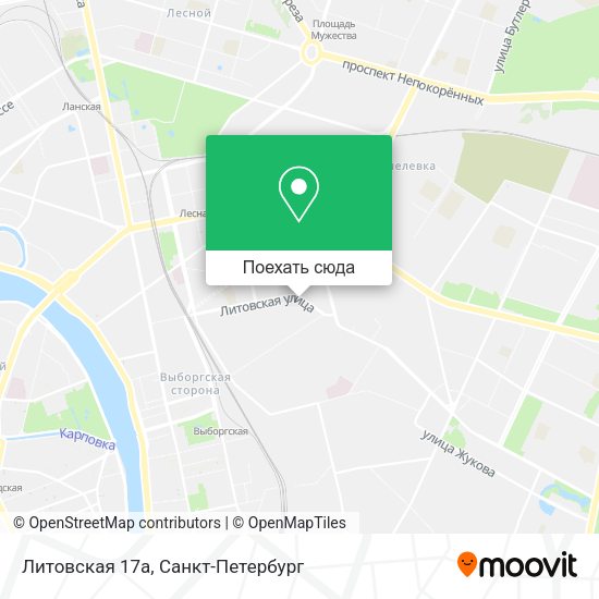 Карта Литовская 17а