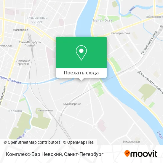 Карта Комплекс-Бар Невский