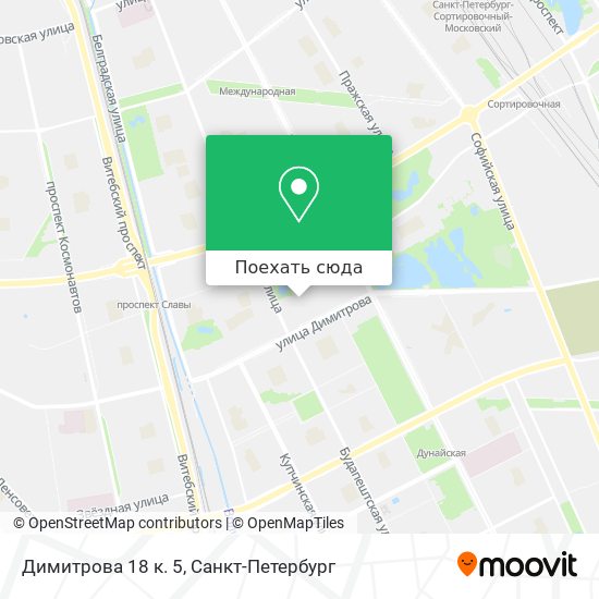 Карта Димитрова 18 к. 5