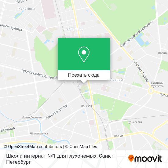 Карта Школа-интернат №1 для глухонемых