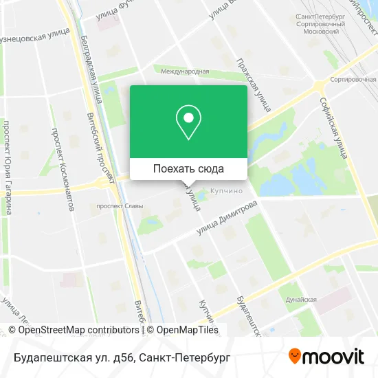Карта Будапештская ул. д56