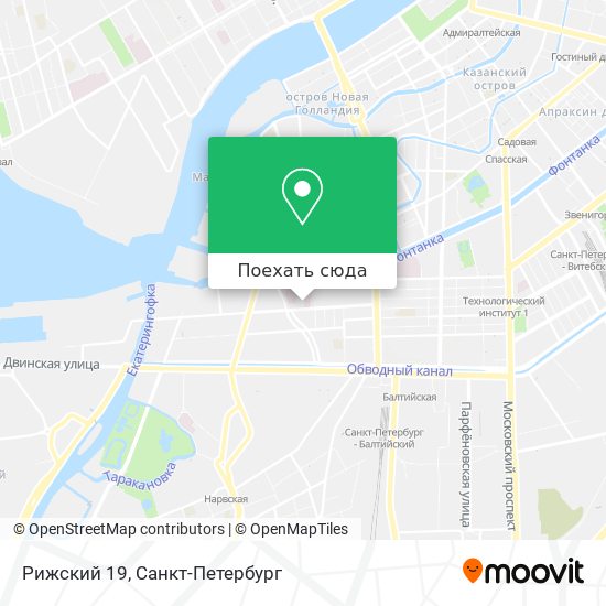 Карта Рижский 19